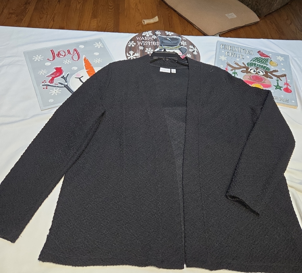 Kim Rogers Classic Black Cardigan